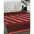 thumbnail image 2 of Ahgly Company Indoor Square Patterned Maroon Red Area Rugs, 4' Square, 2 of 6