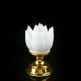 thumbnail image 5 of Lamp  Flower Lamp Simulation Candle Light Budha Decoration LED  Lamp Simulated Candle Wick Design Soft Natural Light  Flower Light Buddha Lamp Decoration, 5 of 5