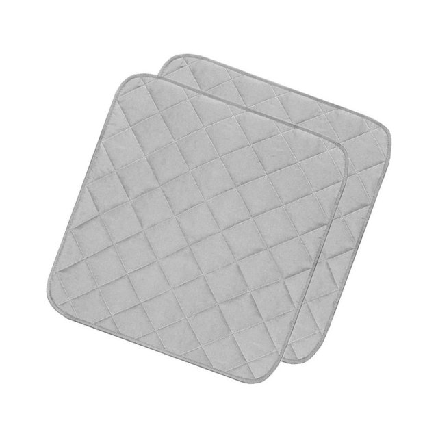 fastboy Coussins Réutilisables pour Fauteuils Roulants Protection Douce pour Sièges Scooters Aînés Gris 56x53cm 1Set