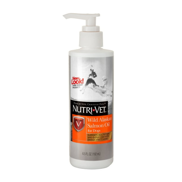 NutriVet Wild Alaskan Salmon Oil for Dogs, 6.5 oz.