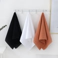 thumbnail image 4 of Pidada Hand Towels Set of 4 Striped Pattern 100% Cotton Absorbent Soft Decorative Towel for Bathroom (White), 4 of 7
