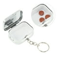 thumbnail image 3 of Unique Bargains 1 Pc Pill Case Square with Keychain Pill Box Gold Tone [1 Grid], 3 of 6