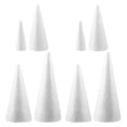 thumbnail image 3 of 8 conos de espuma blancos para manualidades navideñas (conos de espuma)., 3 of 7