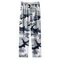 thumbnail image 3 of Axiiglly Pajama Pants for Women Funny Printed Elastic Waist Pajama Bottoms Casual Comfy Loose Sleepwear Fall Pajamas Full Length Pants with Pockets, 3 of 7