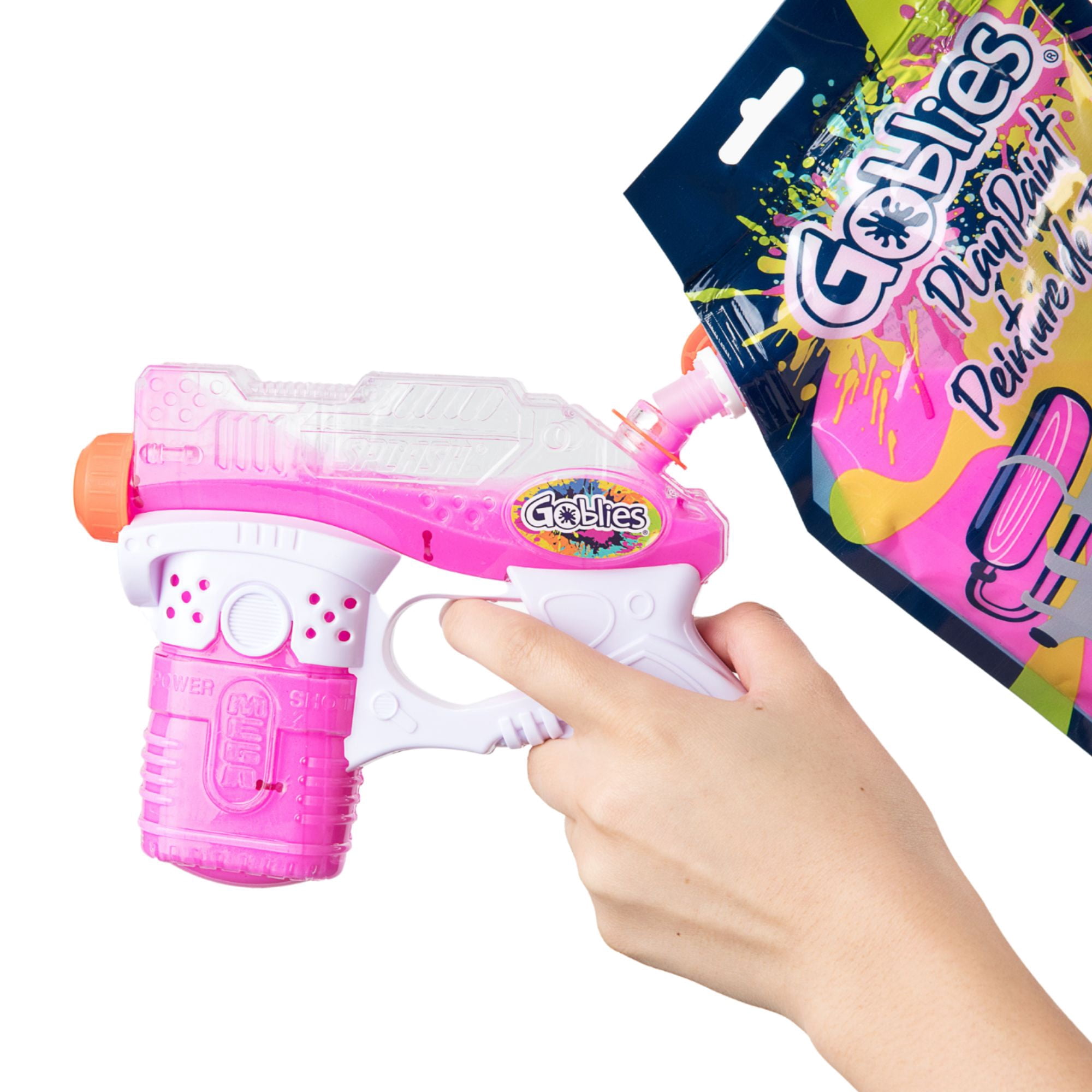 Goblies Play Paint for Water Guns - Party Pack 12pk Green, Pink, Yellow
