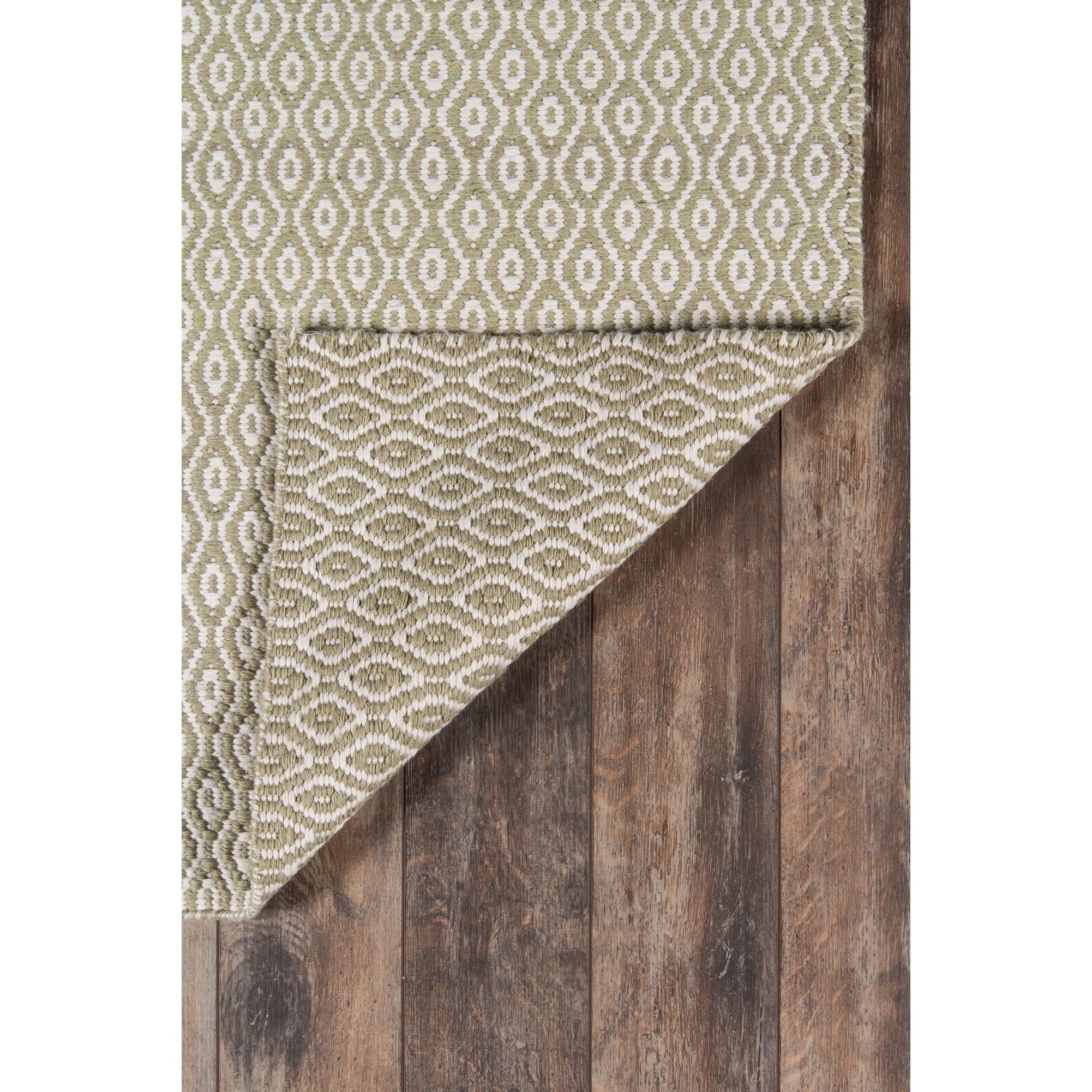 Erin Gates by Momeni Newton Davis Green Hand Woven Indoor Outdoor Rug 3'6" X 5'6"
