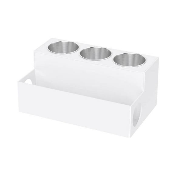 Soporte minimalista para secador de pelo para encimera, rizador de cocina y tocador