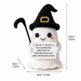 thumbnail image 2 of Halloween Decorations Crochet Ghost Decor for Spooky Season –Stocking Stuffers for Women Men, Gifts for Boyfriend Girlfriend, Unique Christmas Ornaments, Basket Stuffers for Husband Wife D, 2 of 7