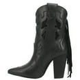 thumbnail image 3 of Dingo  Womens Lady's Night Pointed Toe   Casual Boots   Mid Calf High Heel 3" & Up, 3 of 5