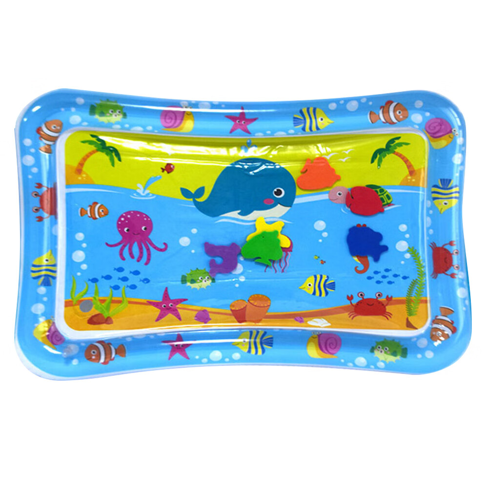 Inflatable Water Play Mat Infants Toddlers Early Development Tummy Time
