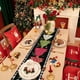 thumbnail image 1 of Mantel navideño de 72 x 13 pulgadas, bandera navideña para mesa, impermeable, decoración para mesa de centro, mantel largo, suministros de decoración navideña., 1 of 5