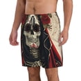 thumbnail image 2 of Fotbe Gothic Skull With Roses Trajes de Baño Estampados para Hombre, Shorts de Verano de Secado Rápido, Ropa de Playa, Bañadores-3X-Large, 2 of 6