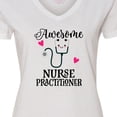 thumbnail image 4 of Inktastic Nurse Practitioner LNP Gift Women's V-Neck T-Shirt, 4 of 5
