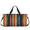 Multicolour 2, variant on Herdesigns Boho Colorful Striped Travel Duffle Bag Sports Yoga Weekender Overnight Carry on Workout Bags Lightweight Waterproof Gym Tote Bag for Women