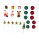 thumbnail image 4 of 22 Piezas Decoración Navidad Toppers para Pastel Figuras Santa Claus Reno Muñeco de Nieve Árbol de Navidad Fabricados en Resina Adecuados para Fiestas, 4 of 8