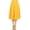 Mustard, variant on Women's Casual High Waist A-Line Midi Skirt with Elastic Waistband