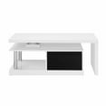 thumbnail image 2 of Acme Buck II Coffee Table w/Swivel Top White & Black High Gloss, 2 of 10