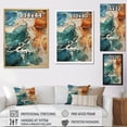 thumbnail image 4 of Designart "Beach Photo Oceanic flow V" Nautical & Beach Floater Framed Canvas Wall Art, 4 of 7