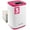 Pink, variant on SereneLife SLTLWSQ83 Bucket-23L Capacity Hot Warmer with Timer Function, Fits Up to Two Oversized Towels for Bathroom Black