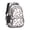 Cow and Dot White Pattern, variant on Cow and Head White Pattern 16.9 Inch Lightweight School Bag, Cute Multi-Pocket Backpack with Padded Back for Daily Use