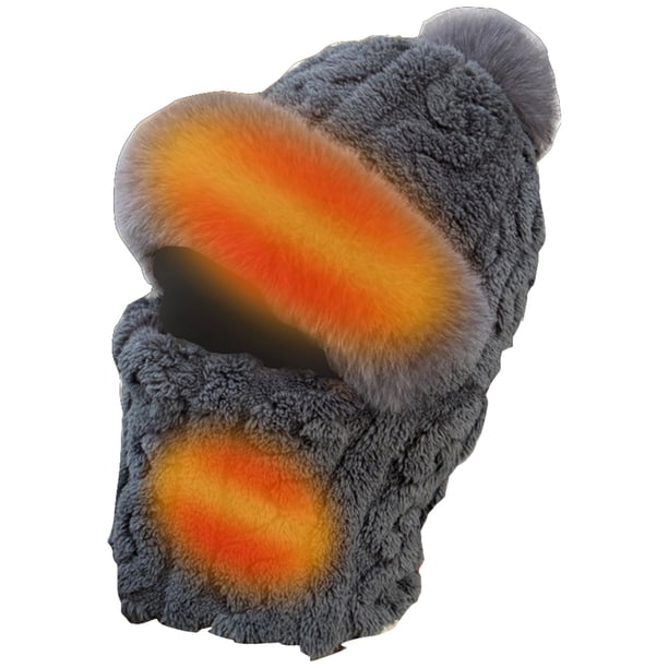 Pasamontañas Invierno para La Cara Gorro Cálido El Cuello Calentador Mujer Eléctrico