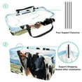 thumbnail image 4 of Cattle Reusable Large Capacity Foldable Grocery Bags and Shopping Baskets made with Oxford Cloth, 4 of 7