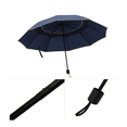 thumbnail image 1 of Fufafayo 2Pcs Extra Large Compact Golf Umbrella, Double Vented Windproof Umbrella, Rustproof Folding Rain Umbrella, Oversize Canopy Umbrella, Travel Size Umbrella, 1 of 7