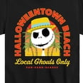 thumbnail image 3 of The Nightmare Before Christmas - Halloween Town Beach Local Ghouls Only - Toddler And Youth Short Sleeve Graphic T-Shirt, 3 of 5