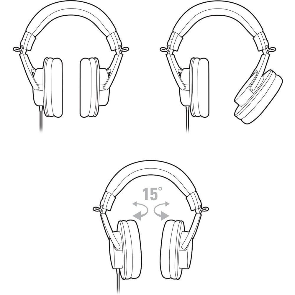 Audio-Technica Professional Monitor Headphones (ATH-M20X)