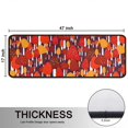 thumbnail image 5 of Kitchen Rugs Sets Of 2,Red Orange Mushroom Pattern Anti Fatigue Kitchen Mat Rugs Non Slip Washable,Decorative Kitchen Floor Mats for Kitchen,Sink,Laundry,17"x47"+17"x47", 5 of 5