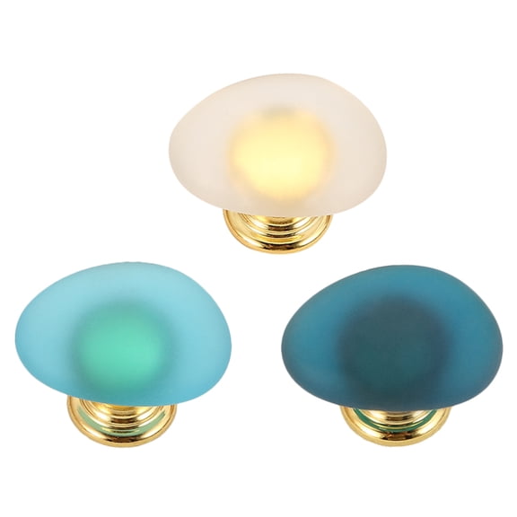 Antique Cabinet Knobs Crystal Handle Dresser Metal Vintage Brass Drawer Pulls Kitchen Handles 3 Pcs