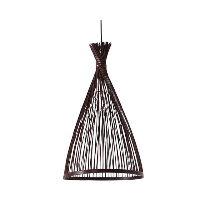 Lámpara Colgante de Techo Yuyangstore Candelabro de Bambú
