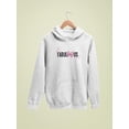 thumbnail image 3 of Fabulous With Pink Bow Hoodie Women -Image by Shutterstock, Female 4X-Large, 3 of 4