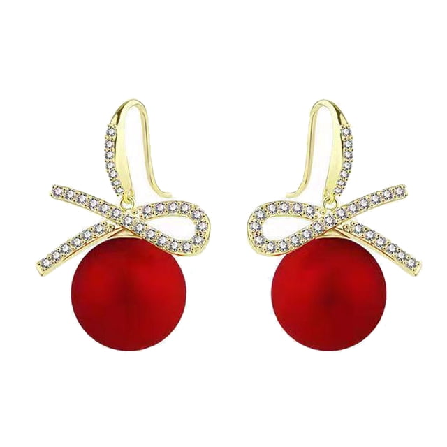 Transemion 1 Pair Alloy Earring Ear Pendent Multipurpose Fashion Jewelry Wedding Lady