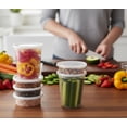thumbnail image 3 of Perfect Settings Plastic Deli Containers with Lids 32 oz, 16 oz, 8 oz - 44 Count, 3 of 9