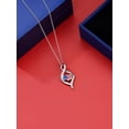 thumbnail image 3 of Dorunmo American Flag Necklace 925 Sterling Silver Patriotic Necklace 4th of July Pendant Independence Day Gifts for Women, 3 of 6