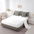 thumbnail image 5 of jejeloiu Western Boho Bohemain Bedding Comforter Set 7pcs,Black Aztec Geometric Queen Bedding Sets,Rustic Farmhouse Cabin Queen Sheet Sets For Adults,Luxury Bedroom Decor Reversible, 5 of 8