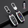 thumbnail image 1 of Car Key Fob Cover Case Protector Zinc Alloy Silicone Car Key Fob Case Cover For Nissan Sentra For Infiniti Q50, 1 of 15