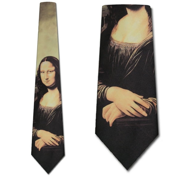 Mona Lisa Necktie Mens Tie