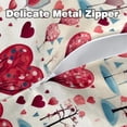 thumbnail image 4 of LOVE Elegant Velvet Throw Pillow Covers Set with Unique Patterns - 16x16", 18x18", 20x20" - Pack of 2 for Chair Pillow Covers and Various Occasions, 4 of 6