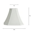Better Homes & Gardens Geneva Cut Corner Fabric Bell Accent Lamp Shade
