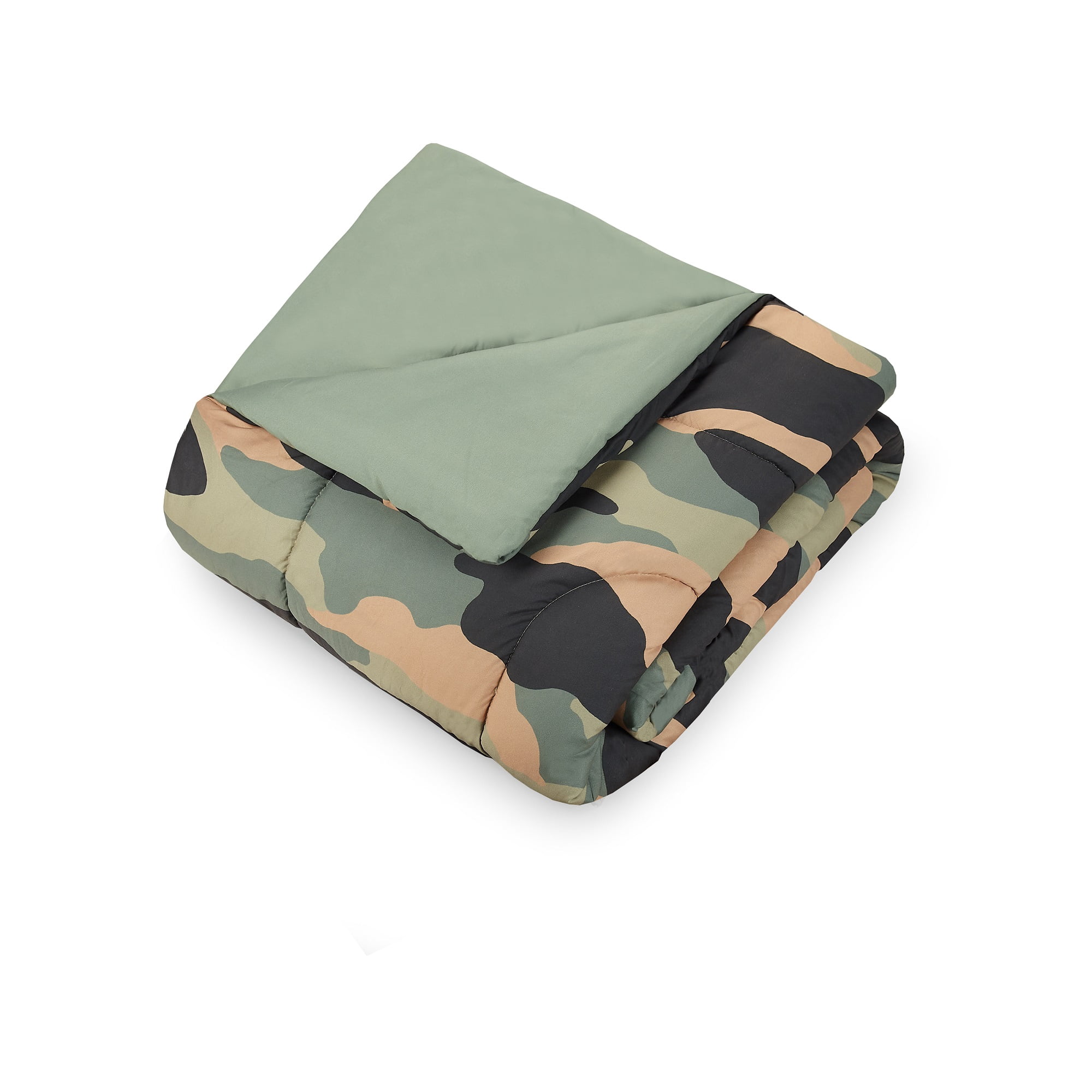 Urban Playground Kids Camouflage Green 2-Piece Comforter Set, Twin