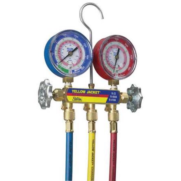 Yellow Jacket Series 41 Charging Manifold Assembly For R22, R404A