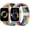 2 Pack Multicolor, variant on Compatible with Apple Watch Bands 44mm 40mm 38mm 42mm 41mm 45mm 46mm 49mm, iWatch Bands Women Men,Adjustable Braided Solo Loop Elastic Sport Band for iWatch Ultra SE Series 10/9/8/7/6/5/4