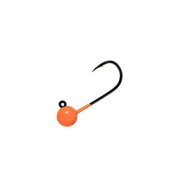 Aerojig Plain Jighead (1/4oz) Glow Orange