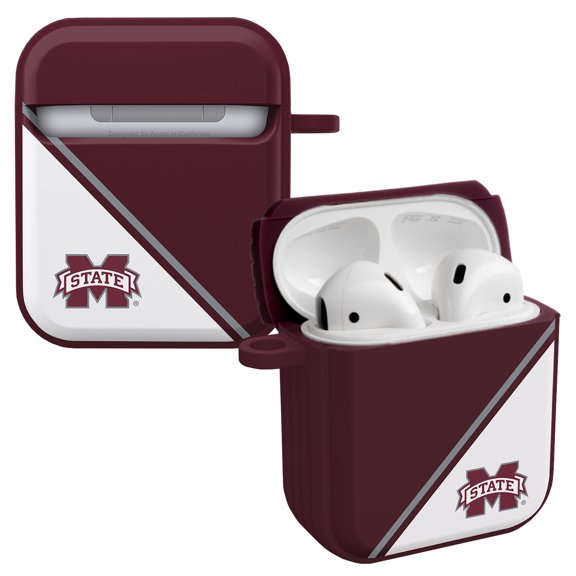 Mississippi State Bulldogs Champion Series HDX Case Cover Compatible with Apple AirPods Gen 1 & 2 by Affinity Bands