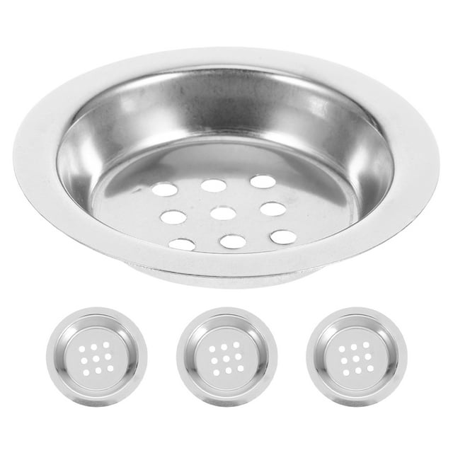 Miangastore 4pcs Stainless Steel Incense Stick Burner Inner Disk Metal Incense Burner Replacement Accessories Round Small Charcoal Screen