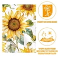 thumbnail image 2 of Watercolor Sunflowers Double Sided Garden Flag Decorative Weather Resistant Yard Flag, Large DIY Vertical Flag for Farmhouse Patio Lawn, 28x40 Inch, 2 of 6