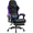 Purple, variant on BOSSIN Gaming Chair, Fabric Big and Tall Video Game Chairs for Adults with Footrest,Racing Style Ergonomic Computer Gamer Chair with Headrest and Lumbar Support