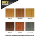 DEFY Essential Semi Transparent Exterior Deck Stain and Sealer One Day Deck Stain & Fence